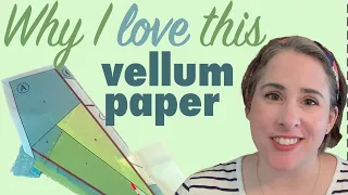 How to paper piece using vellum paper