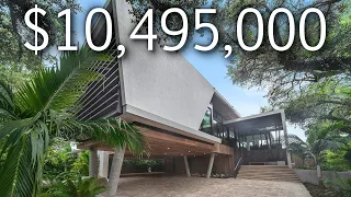 INSIDE A $10,495,000 MODERN MIAMI MANSION WITH A SECOND STORY POOL!