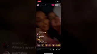 CELINA POWELLS AND NEW GIRLFRIEND ON INSTAGRAM LIVE! 01/14/21