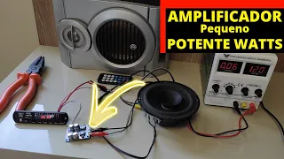 Como ligar Placa Bluetooth em amplificador TPA3118 amplifier caixinha de som