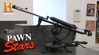 Pawn Stars: HUNTING DOWN A DEAL for Vintage Clay Pigeon Thrower (Season 17) | History