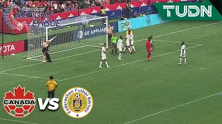 ¡PARAN EL JUEGO! Espontáneos se encadenan a la portería | Canadá 2-0 Curazao | Nations League | TUDN