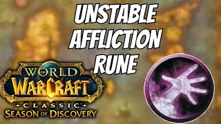Unstable Affliction Rune Location for Warlocks | Phase 3 Season of Discovery