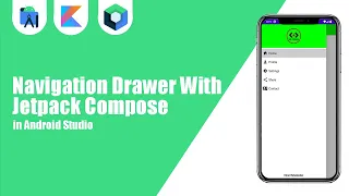 Navigation Drawer With Jetpack Compose in Android Studio | Kotlin | Jetpack Compose