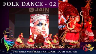 Folk dance by Sree Sankaracharya University of Sanskrit Kerala |Jain Utsav | National youth festival