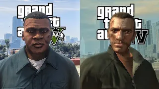 GTA 5 vs GTA 4 | Ultimate Comparison 2024 (Physics & Details)