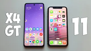 POCO X4 GT VS IPHONE 11 - ЧТО ВЫБРАТЬ? ПОЛНОЕ СРАВНЕНИЕ!