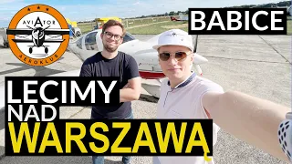 Lot nad Warszawą z Babic | flight over Warsaw  [4K, ATC, GOGETAIR, EPBC, Telemetry]