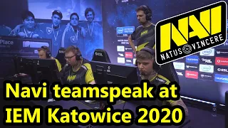 Navi teamspeak at Play-off IEM Katowice 2020