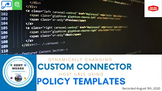 039 - Dynamically Changing Power Automate Custom Connector Values using Policy Templates