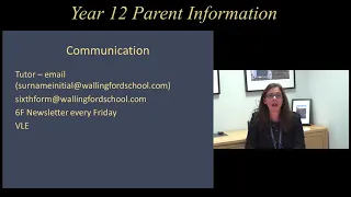 Year  12 Parents' Information Evening