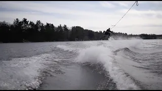 MY FIRST TIME REALLY TRYING TO WAKESKATE!