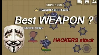 Moomoo.io - Best Weapon ? + Battle with Hackers | МуМу ио - Лучшее оружие? + Битва с хакерами