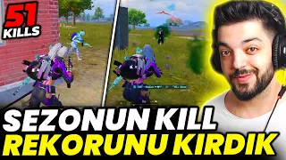 +51 KILLS !! YENİ SEZON KILL REKORU - EFSANE MAÇ PUBG Mobile