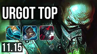 URGOT vs SETT (TOP) | 13/2/6, 1.5M mastery, 500+ games, Godlike | BR Diamond | v11.15