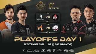 (ENGLISH) M3 Playoffs Day 1 | MLBB World Championship 2021 | Singapore