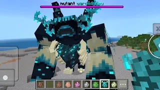 Mutant Creature Mod Minecraft PE (Mutant Warden)