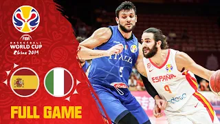 Spain narrowly survive Gallinari & Italy - Full Game - FIBA Basketball World Cup 2019