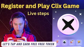 How to play CLIX GAME |how to register in Clix game | frgx game