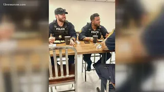 Viral Norfolk police officers host meet and greet