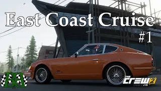 The Crew 2 East Coast Road Trip Cruise with Steering Wheel + Shifter Cam Part 1