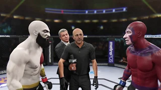 Kratos vs. Magneto (EA Sports UFC 2) - CPU vs. CPU - Crazy UFC 👊🤪