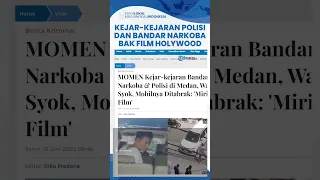 Dramatis! Aksi Polisi Kejar-kejaran dengan Bandar Narkoba 10 Kg di Tebing Tinggi Bikin Warga Syok