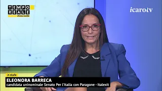 Elezioni politiche 22. Eleonora Barreca, candidata uninom. Senato Per l'Italia con Paragone-Italexit