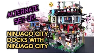 Alternative Set-up for Ninjago City Docks and Ninjago City