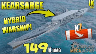 HYBRID WARSHIP Kearsarge 7 Kills 149K Damage | World of Warships