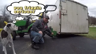 John deere 1025r tractor 3 point hitch .will it lift or fail? hydraulic  54" quick hitch snowblower