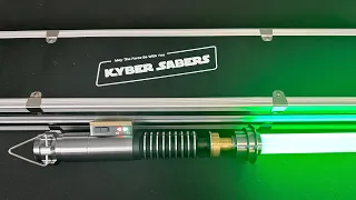 Kyber sabers Luke Skywalker rotj neopixel lightsaber full review