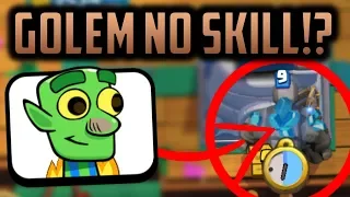 IS GOLEM A NO SKILL DECK!? // Analysing Golem Decks and Why People HATE Them!