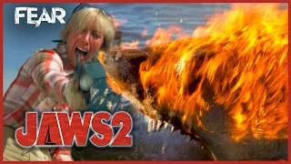 The Shark Is On Fire | Jaws 2 | Fear