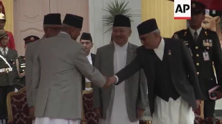 Nepal - Nepal's parliament elects Khadga Prasad Oli as new PM / New PM takes oath of office / Nepal'