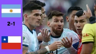 Argentina vs Chile 2-1 | Copa America 2019 | English Commentary