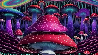 Magic Mushrooms  4K animation