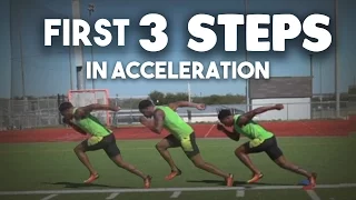 First 3 steps in ACCELERATION!