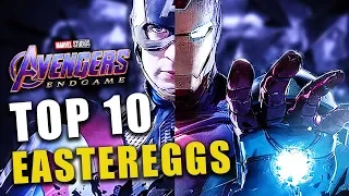 TOP 10 EASTEREGGS In AVENGERS ENDGAME!