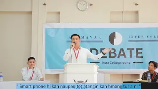 Smart Phone hi kan naupan tet atangin kan hmang tur ani -- aDumAVar Debate -- PUC