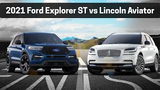 2021 Ford Explorer ST vs Lincoln Aviator | Head to Head