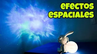 Lampara Proyector Astronauta Moon Bunny - Review y Forma de Uso