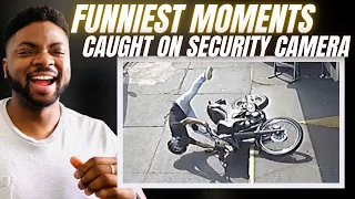 🇬🇧BRIT Reacts To THE FUNNIEST MOMENTS CAUGHT ON SECURITY CAMERA!