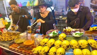 Cambodian Street Food | Delicious Plenty of foods @ Phnom Penh Night Market 2023