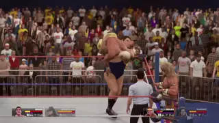 Hulk Hogan and Ultimate Warrior VS Andre The Giant and The Undertaker