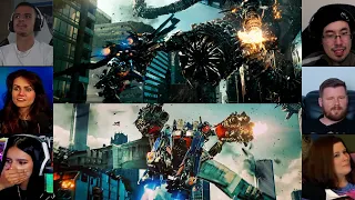 Optimus Prime vs Driller | Dark of the Moon | Reaction Mashup  | #transformers