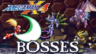 Mega Man X4 - All Bosses (Zero | No Damage)