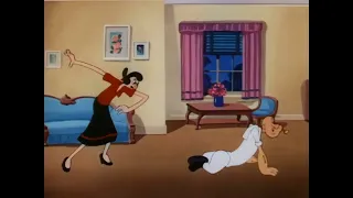 Popeye The Sailor Man - Fright To The Finish (1954) (Upscaled to 4K Resolution)