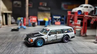 Hotwheels custom Volvo drift wagon