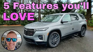 5 features you will love in the 2023 Chevrolet Traverse RS